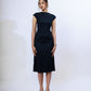 Board Room Dress (Pinstripe)