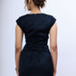 Board Room Dress (Pinstripe)