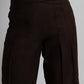 Brown Pleated Pants