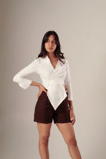 Drape Shirt (White)